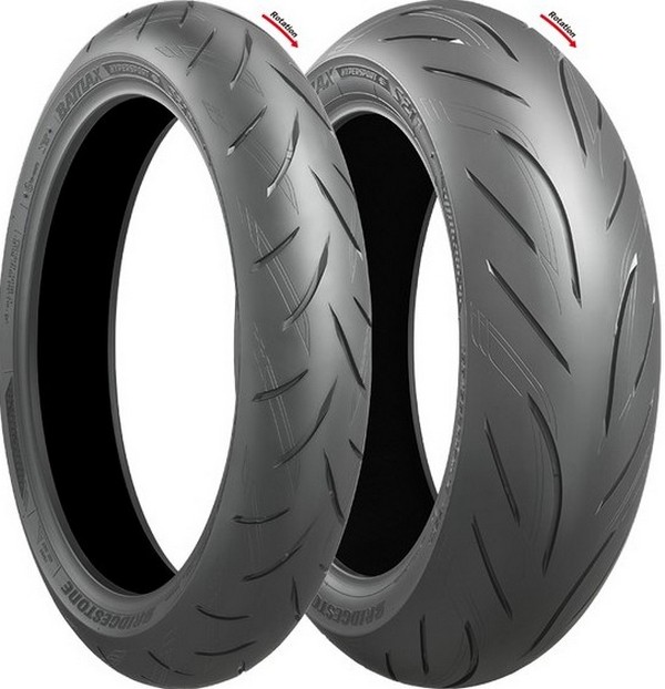 Мотошина Bridgestone Battlax Hypersport S21 190/55zr17 75W задняя |TL, бескамерная|
