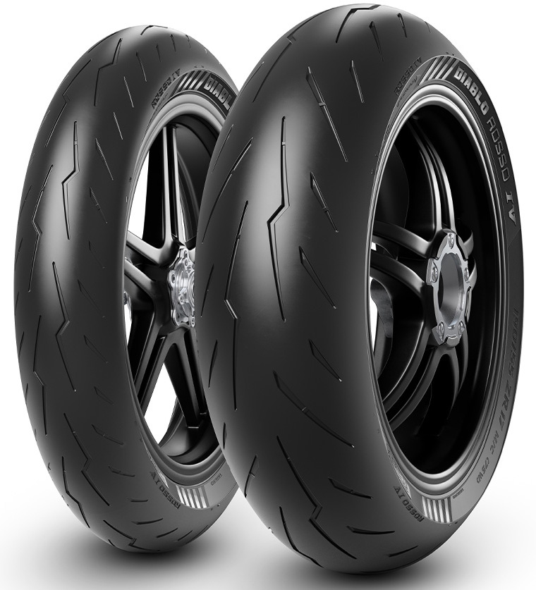 Мотошина Pirelli Diablo Rosso Iv 120/60r17 55W передняя |TL, бескамерная|