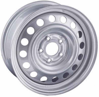 Авто диск Eurodisk 43H35D 5x100 R14 штампованный серебристый et35 d57,1